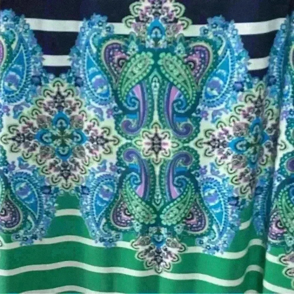 Eliza J Women’s Paisley Dress Multicolor Size 10 - Picture 6 of 12
